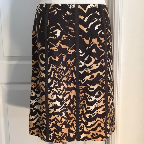 Worth / Linen Leopard Skirt / Host Pick - Picture 3 of 7
